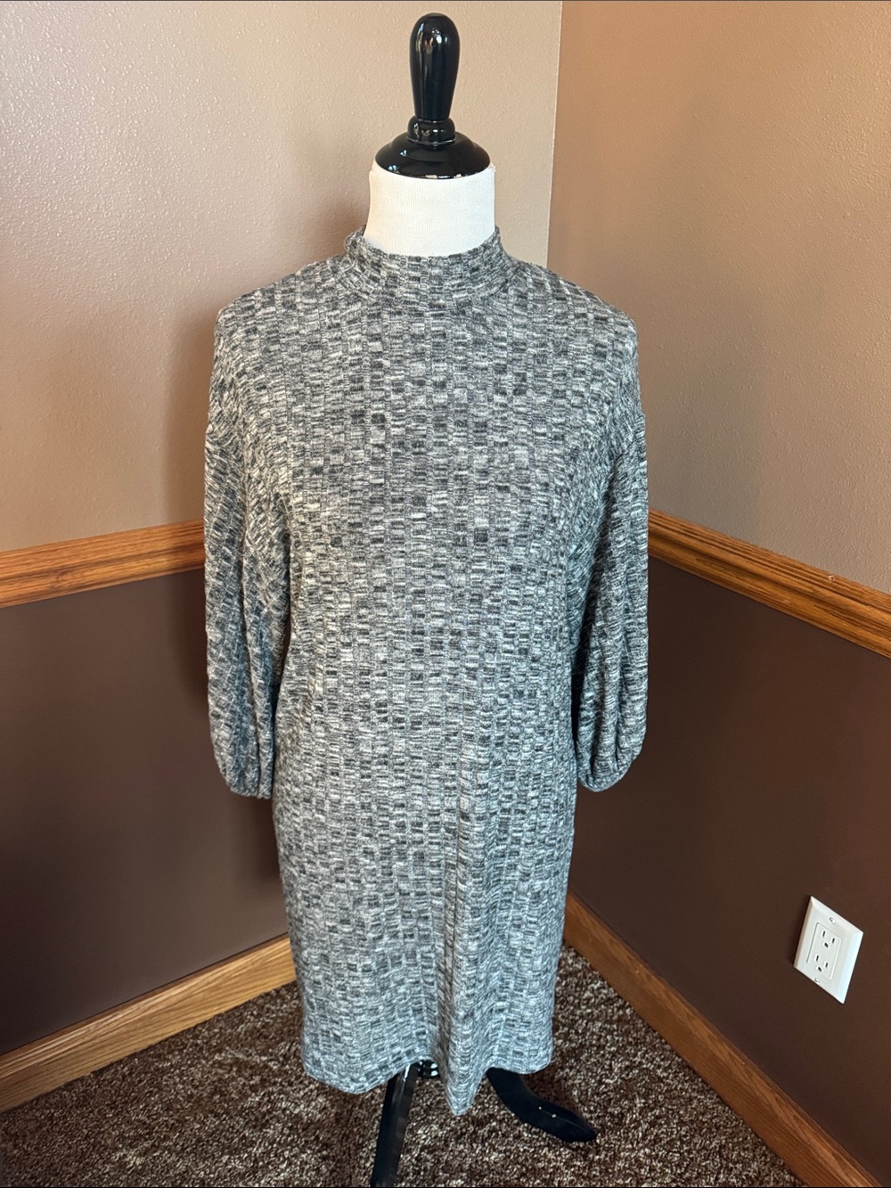 Charming Charlie Grey Dress